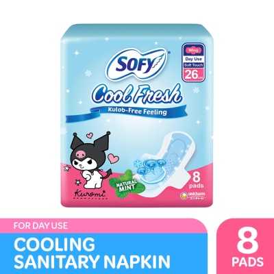 SOFY SOFY Cool Fresh Wing 26 cm - 8 pads