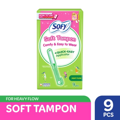 SOFY - SOFY Soft Tampon Heavy Flow 9s