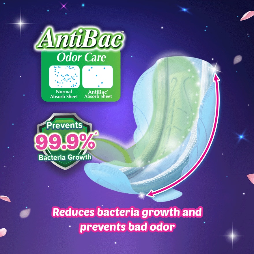 SOFY AntiBac Night Wing 35.5cm - 14 pads
