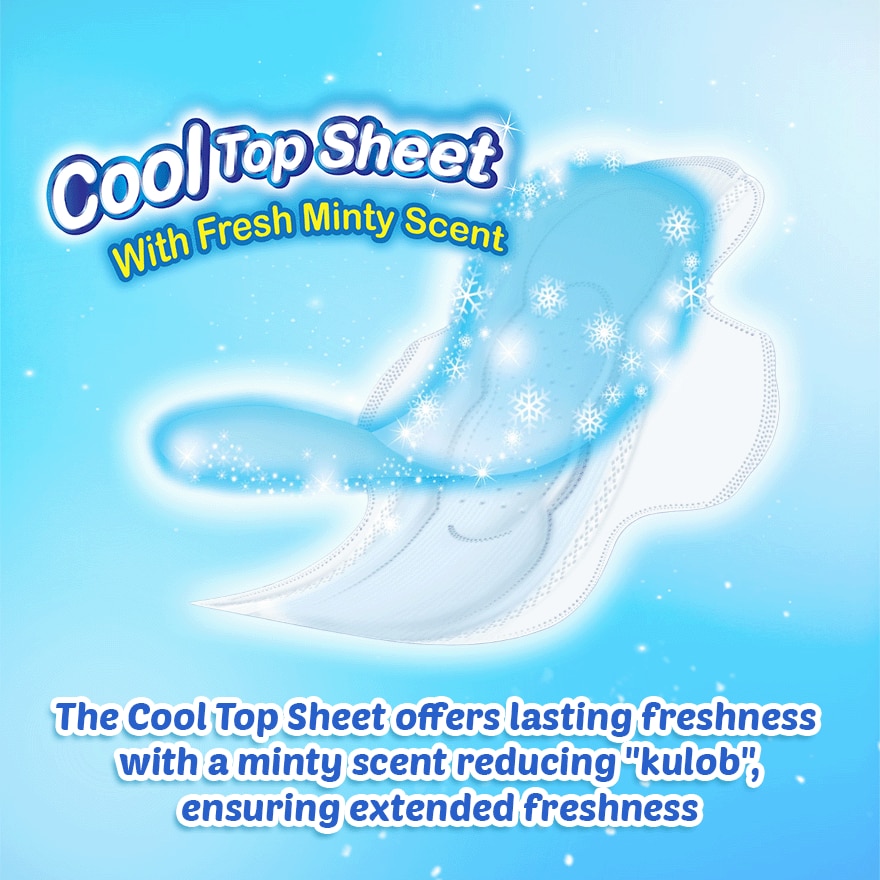 SOFY Cooling Fresh Slim Wing 23 cm - 16 pads