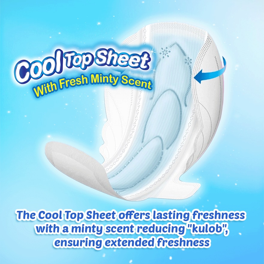 SOFY Cooling Fresh Night Slim Wing 35 cm - 9 pads image
