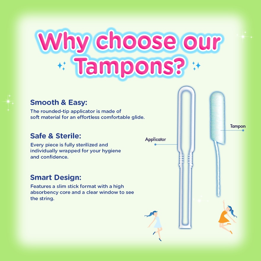 SOFY Soft Tampon Heavy Flow 9s
