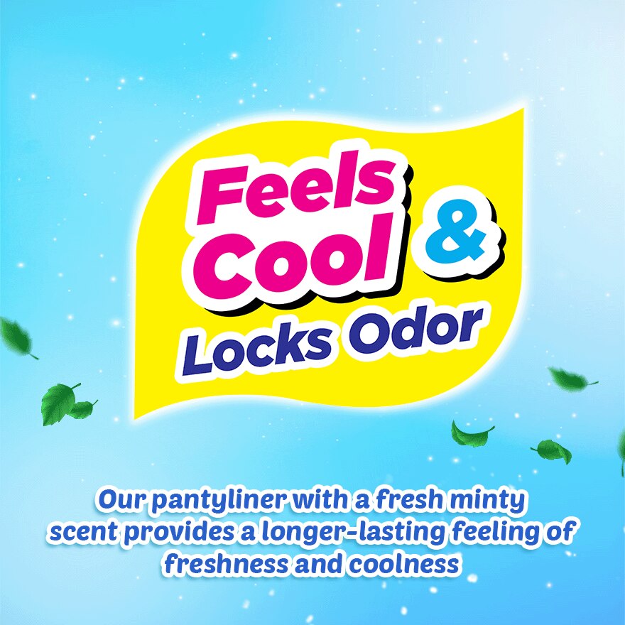 SOFY Cooling Fresh Pantyliner (Regular) 15.5cm - 28 pads