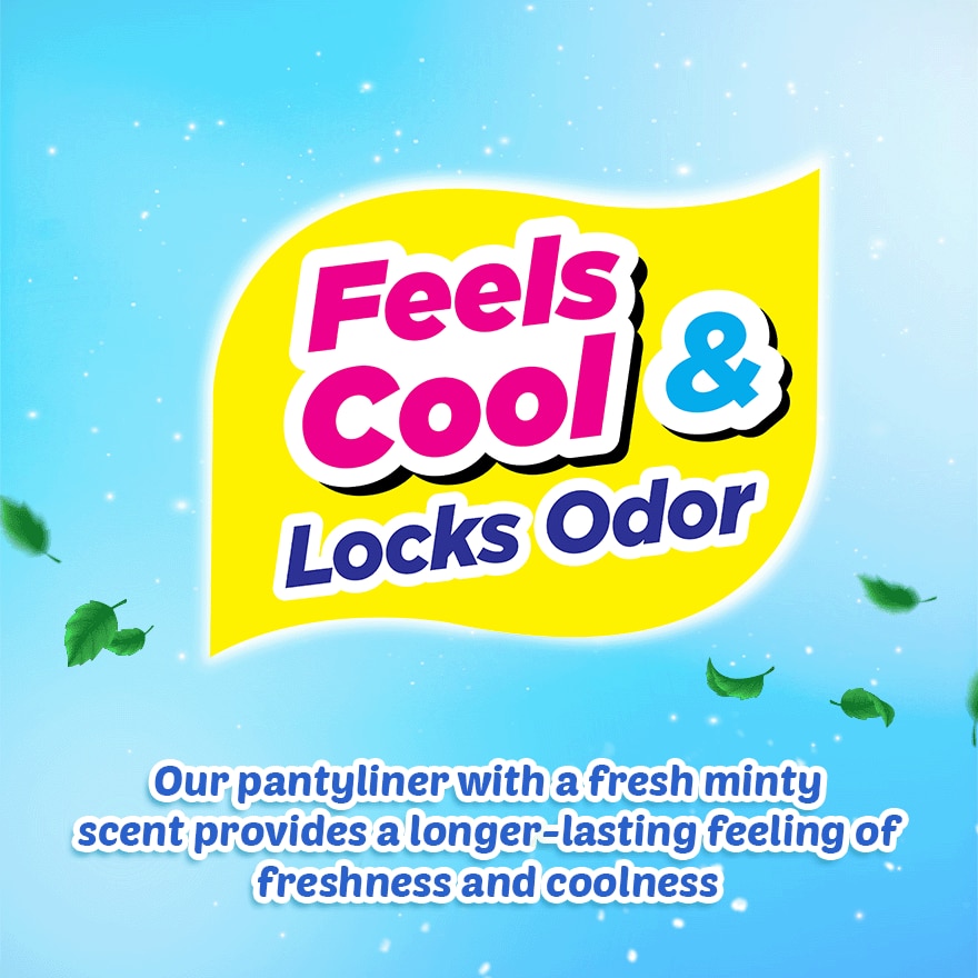 SOFY Cooling Fresh Pantyliner (Thin) 14 cm - 32 pads