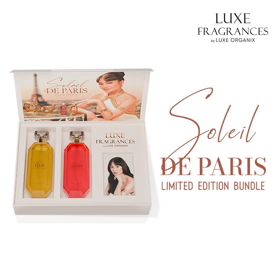 LUXE ORGANIX Soleil De Paris Limited Edition Bundle with Photo Cards
