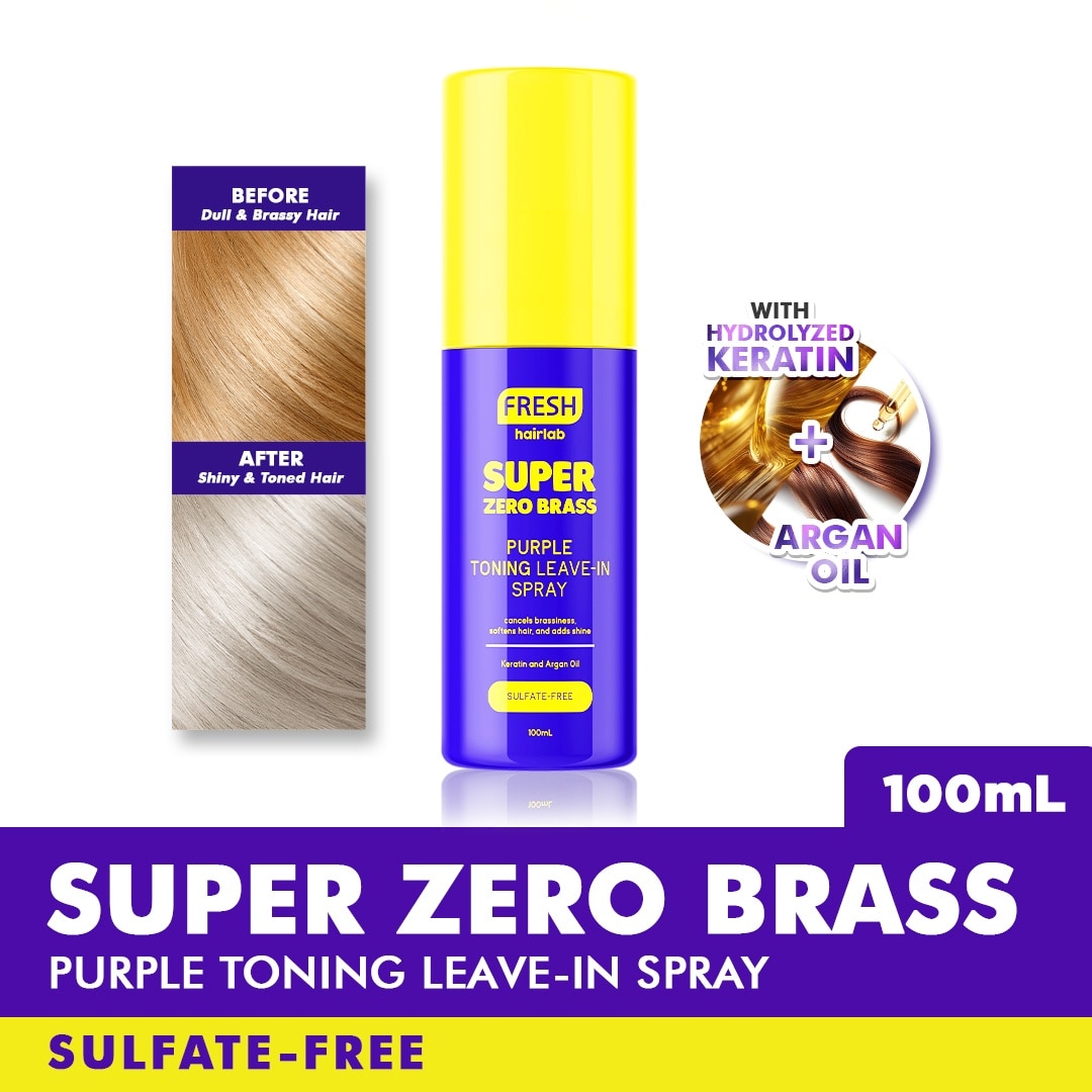 FRESH Hairlab Super Zero Brass Purple Toning Leave-In Spray 100ml