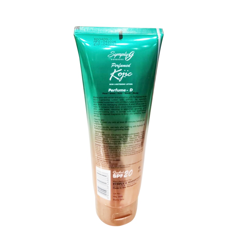 Symply G Kojic Lotion SPF20 220ml