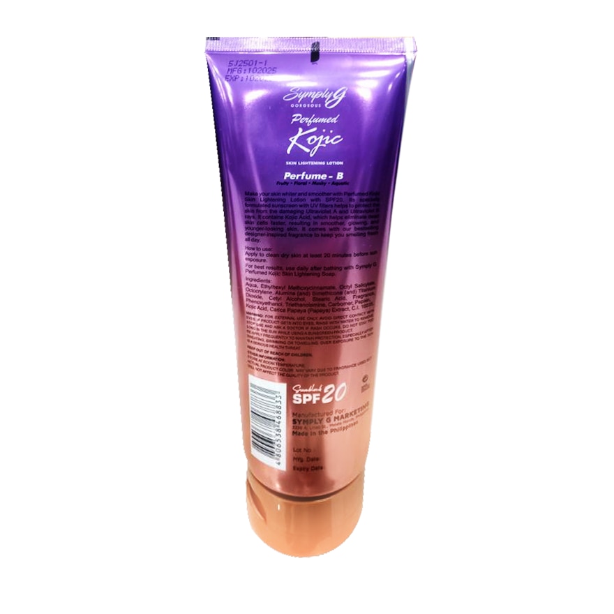 Symply G Kojic Lotion SPF20 220ml