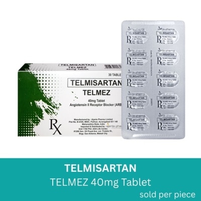 TELMEZ TELMEZ 40mg Sold Per Piece [PRESCRIPTION REQUIRED]