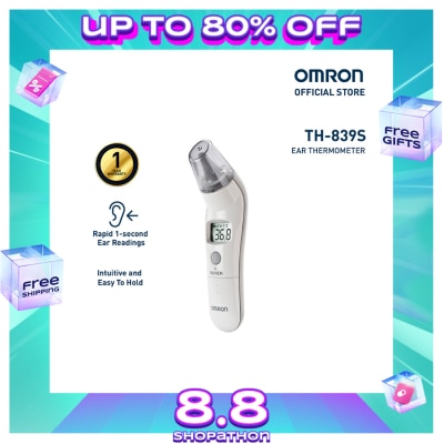 OMRON OMRON TH839S Digital Ear Thermometer for Baby and Body Temperature