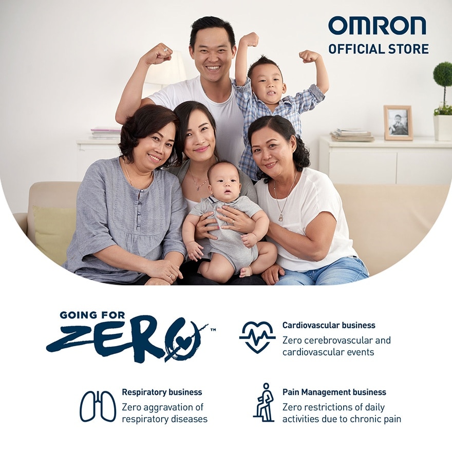 OMRON NE-C801 Compressor Nebulizer for Asthma with Complete Set