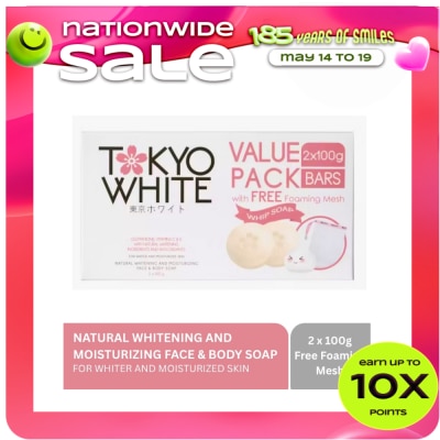 TOKYO - Body Soap Natural Whiteningg and Moisturizing 100g 2s