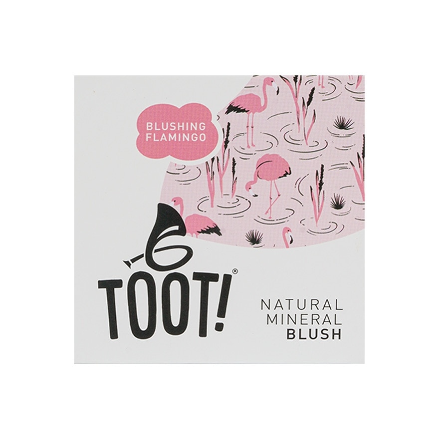 TOOT Natural Mineral Blush Blushing Flamingo 3g