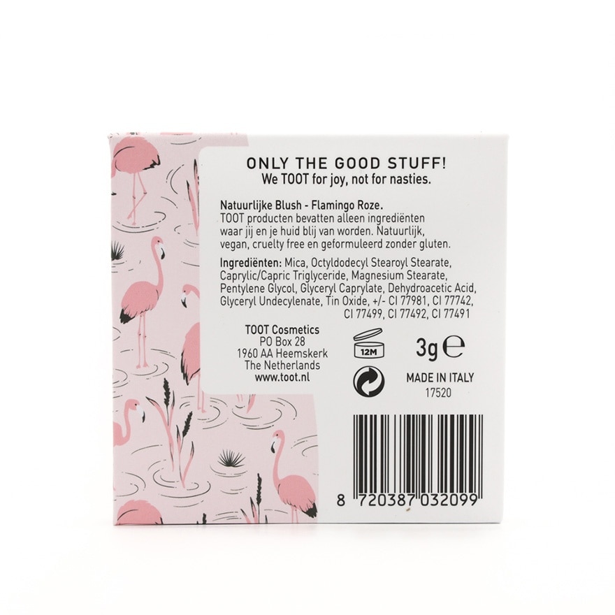 TOOT Natural Mineral Blush Blushing Flamingo 3g