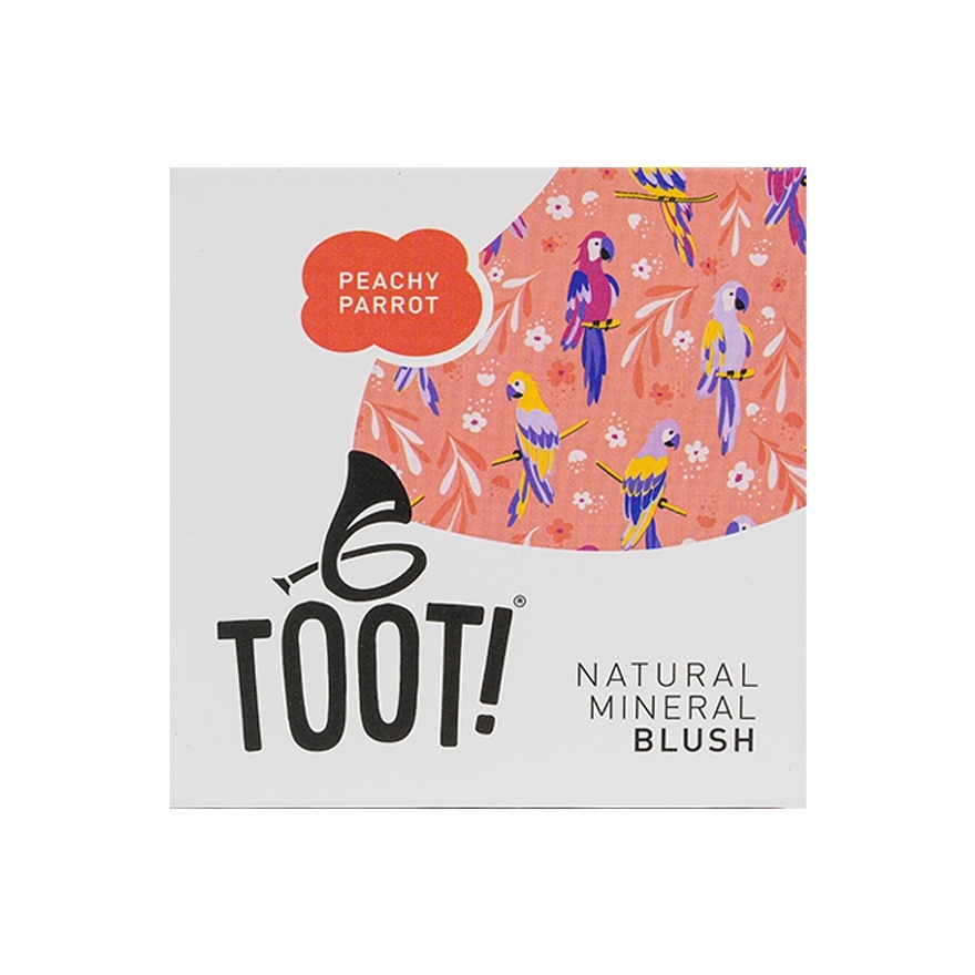 TOOT Natural Mineral Blush Peachy Parrot 3g
