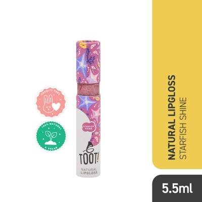 TOOT TOOT Natural Lipgloss Starfish Shine 5.5ml