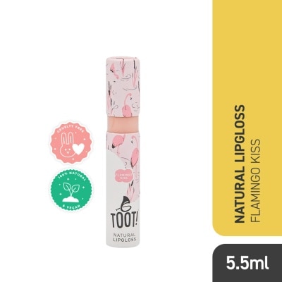 TOOT TOOT Natural Lipgloss Flamingo Kiss 5.5ml