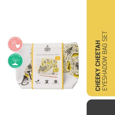 TOOT TOOT Cheeky Cheetah Eyeshadow Bag Set