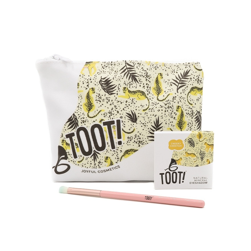 TOOT Cheeky Cheetah Eyeshadow Bag Set