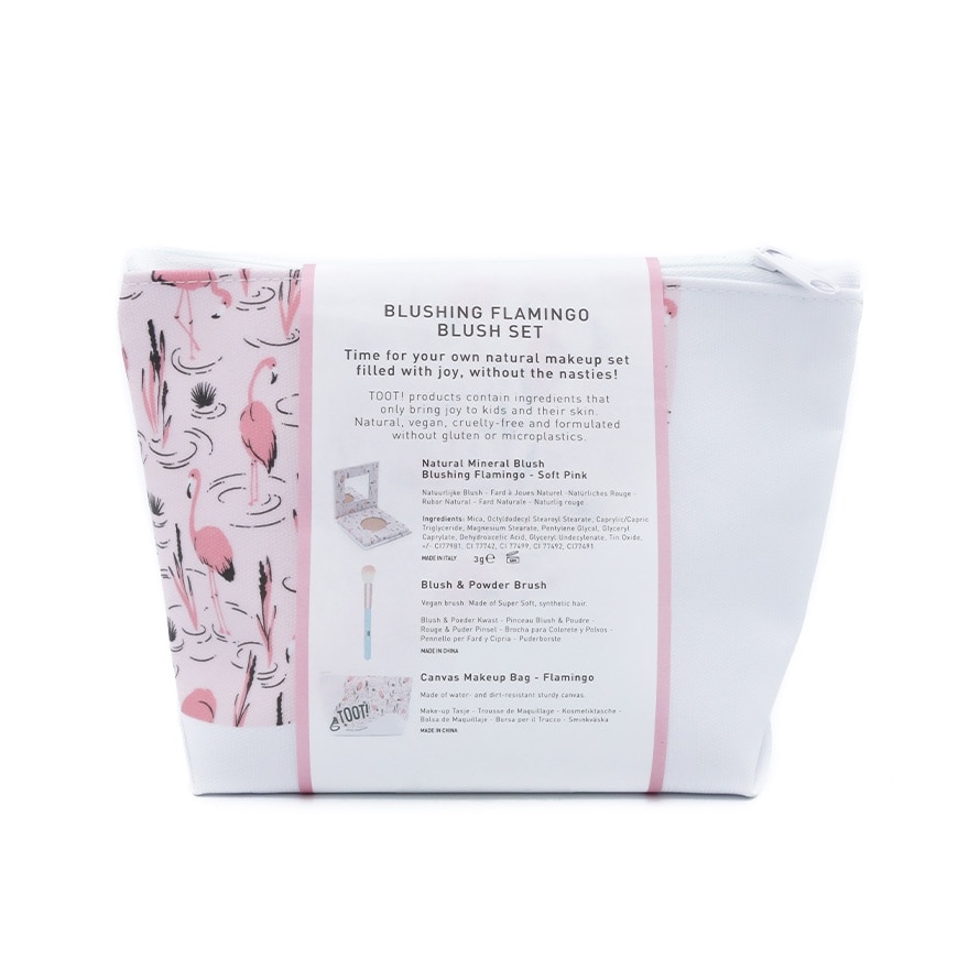 TOOT Blushing Flamingo Blush Bag Set