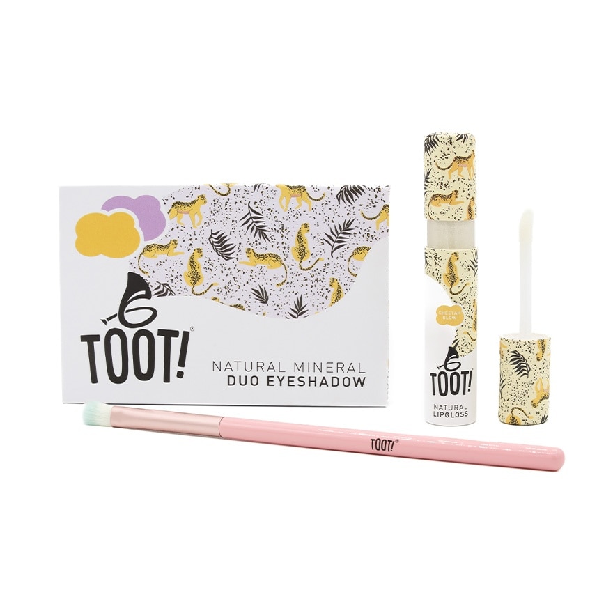 TOOT Cheetah Glow Eyeshadow & Lipgloss Box Set