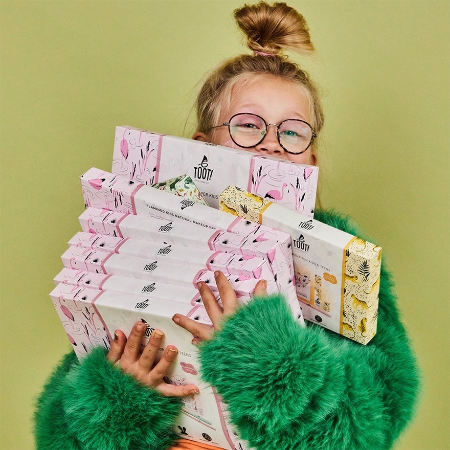 TOOT Cheetah Glow Eyeshadow & Lipgloss Box Set