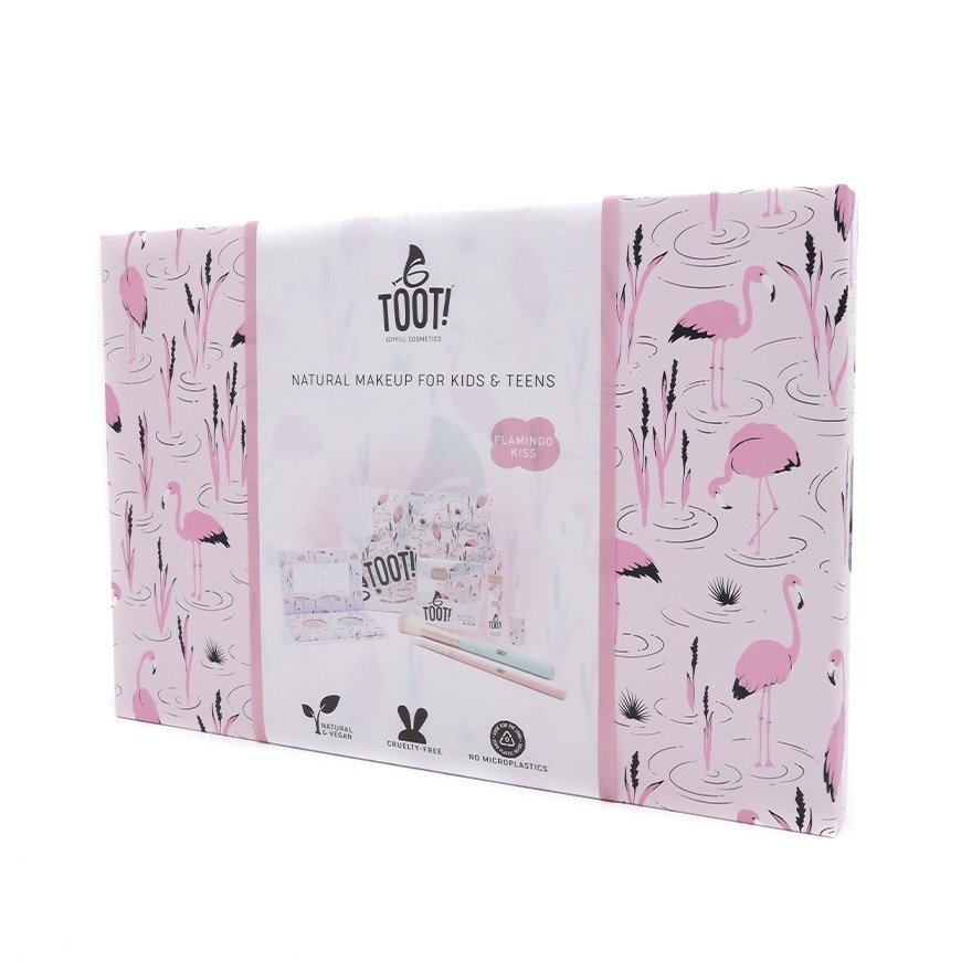 TOOT Flamingo Kiss Natural Makeup Gift Set