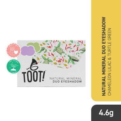 TOOT TOOT Natural Mineral Duo Eyeshadow Karma Chameleon And Totally Turtle 4.6g