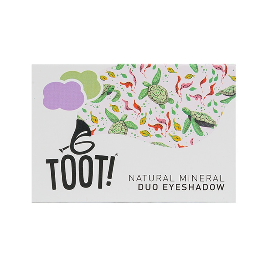 TOOT Natural Mineral Duo Eyeshadow Karma Chameleon And Totally Turtle 4.6g