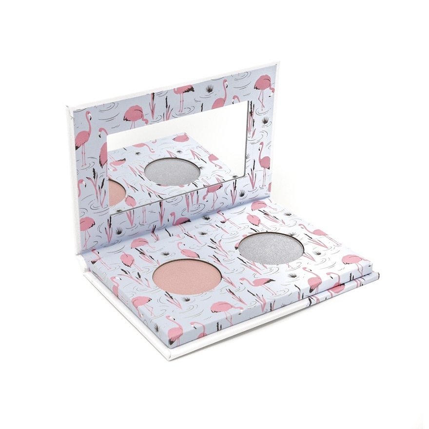 TOOT Natural Mineral Duo Eyeshadow Fabulous Flamingo And Pretty Parrot 4.6g
