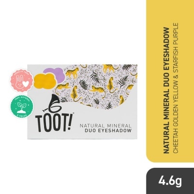 TOOT TOOT Natural Mineral Duo Eyeshadow Cheeky Cheetah And Super Starfish 4.6g