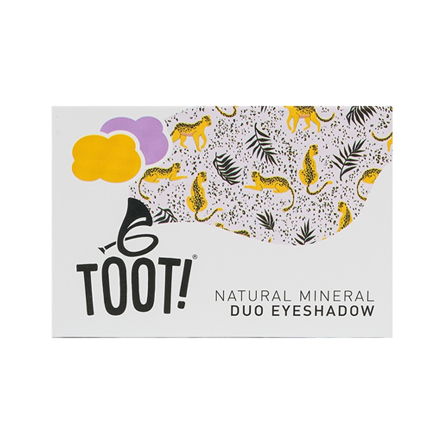 TOOT Natural Mineral Duo Eyeshadow Cheeky Cheetah And Super Starfish 4.6g