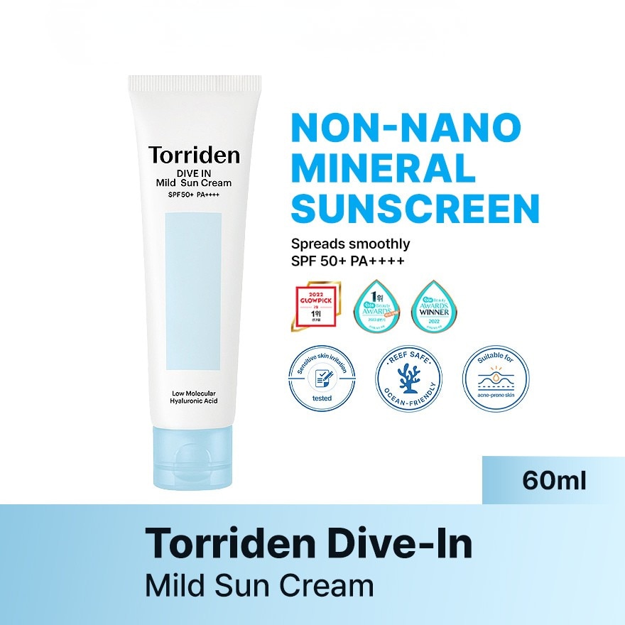 TORRIDEN Dive In Mild Sun Cream SPF50 60ml