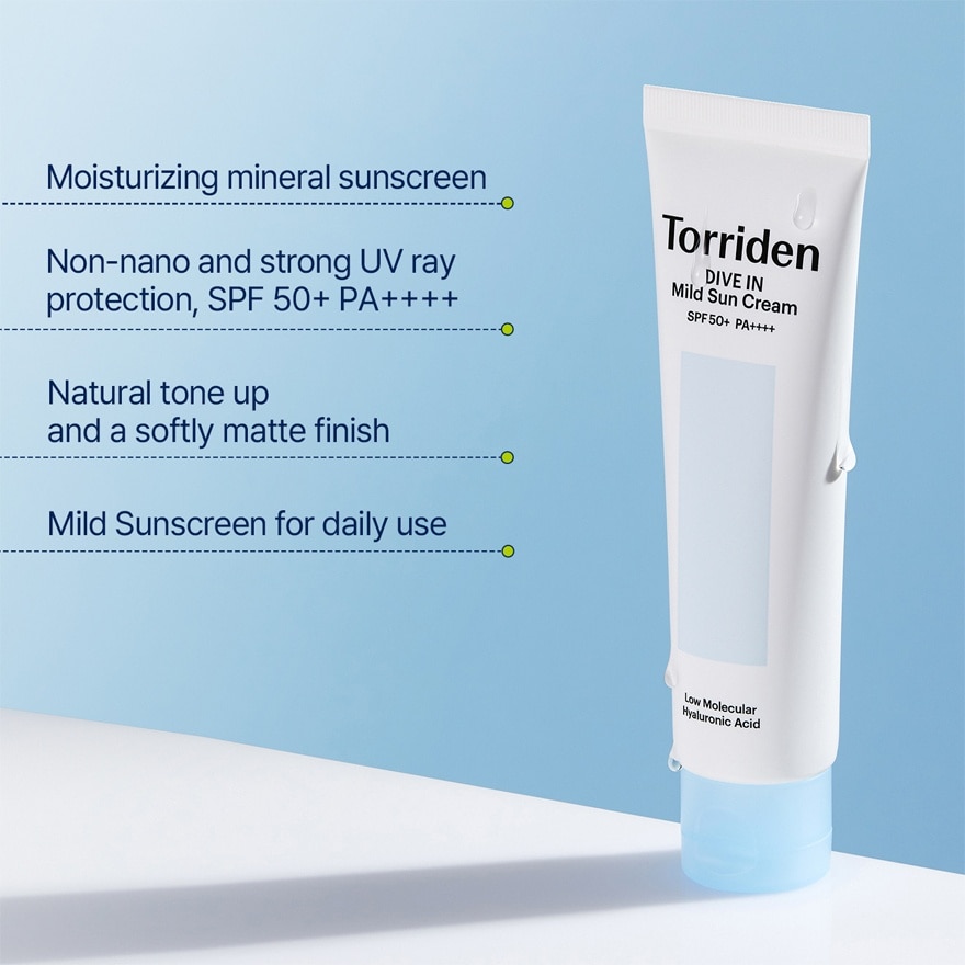 TORRIDEN Dive In Mild Sun Cream SPF50 60ml