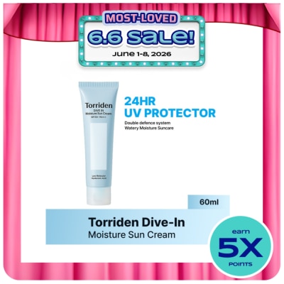 TORRIDEN - TORRIDEN Dive In Moisture Sun Cream SPF50 60ml