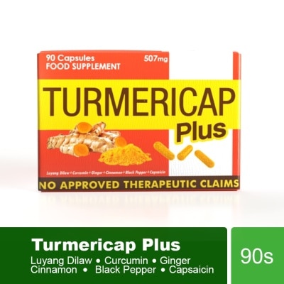 TURMERICAP TURMERICAP Turmeric Plus Luyang 507mg Sold Per Piece