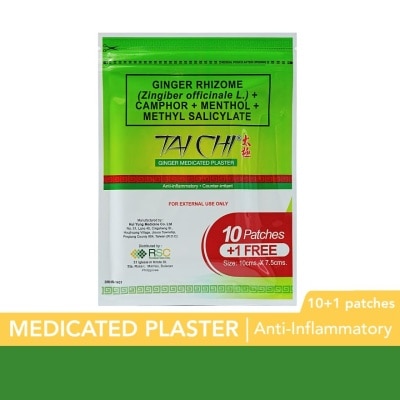 TAI CHI - TAI CHI Ginger Medicated Plaster Junior 10 + 1 Free