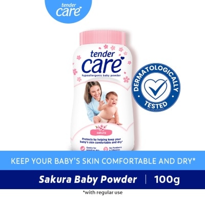 TENDER CARE Sakura Scent Hypo-Allergenic Baby Talc 100g