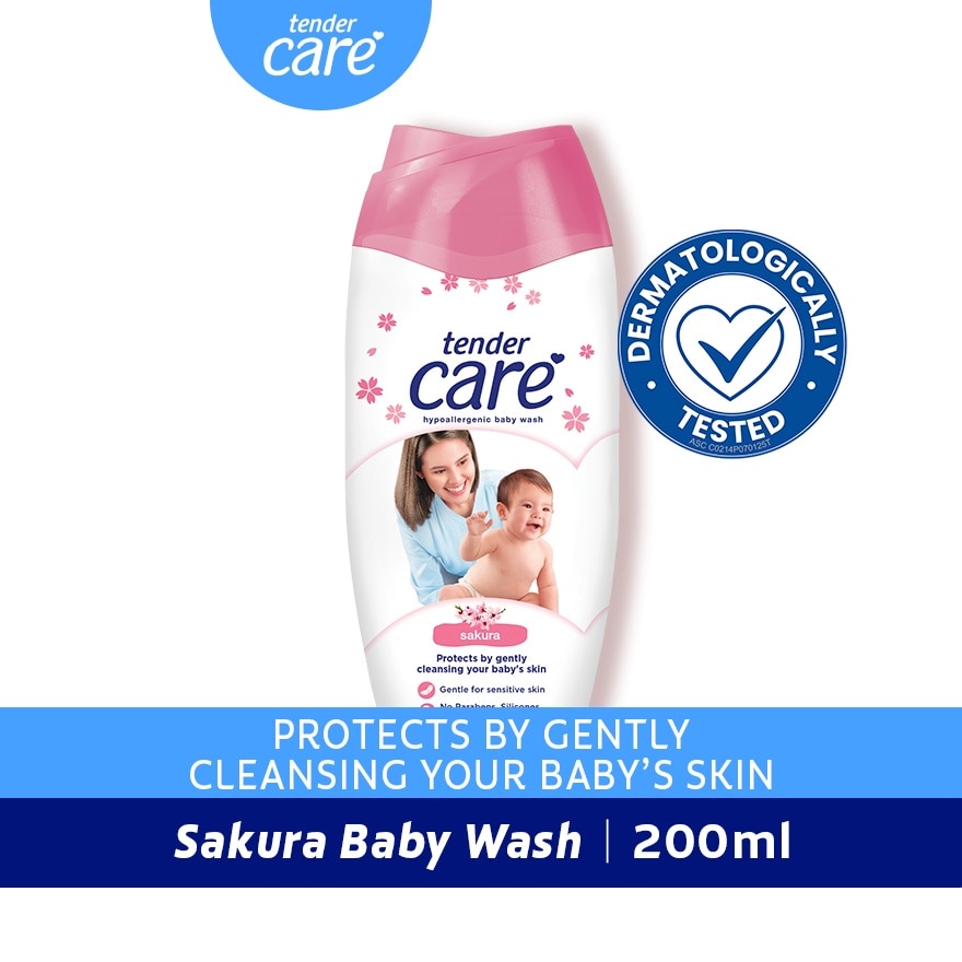 Tender Care Sakura Scent Baby Wash 200mL
