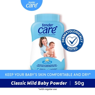 TENDER CARE Tender Care Talc Classic Mild (Original Scent) 100G