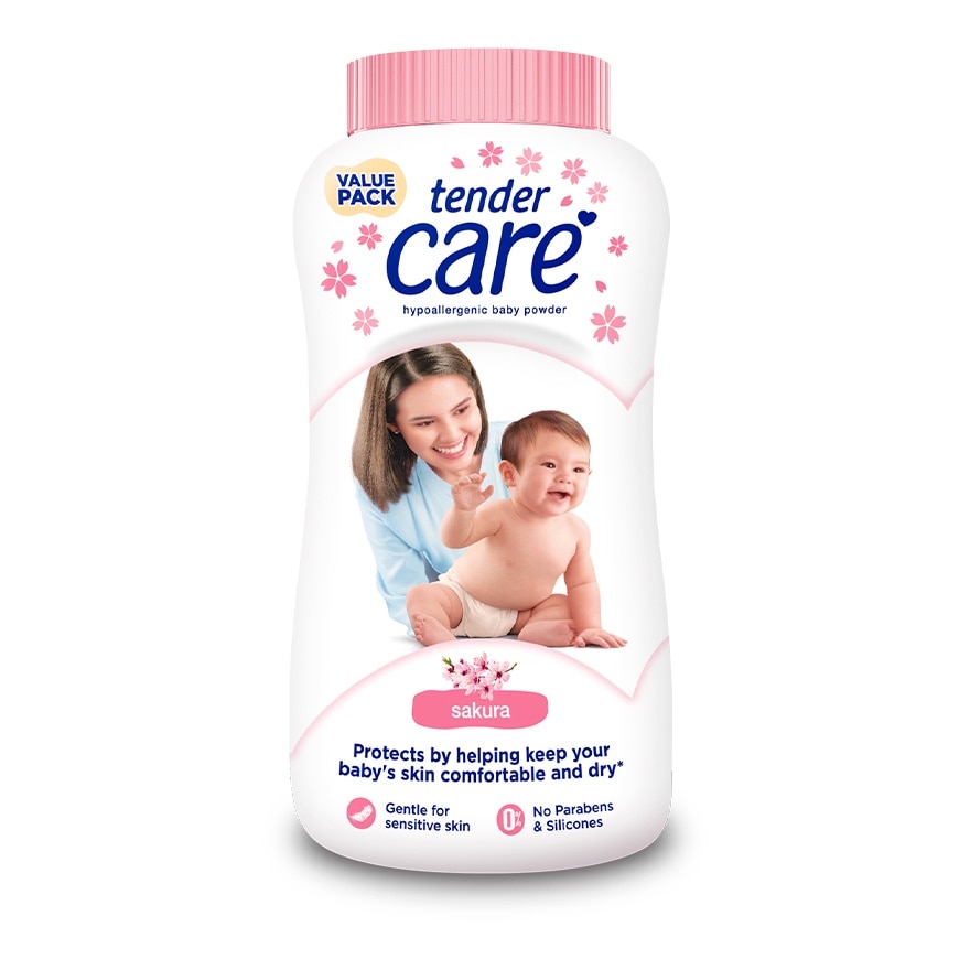Tender Care Sakura Scent Baby Powder 200g image