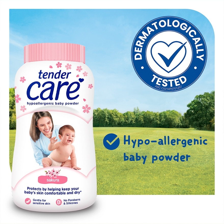 Tender Care Sakura Scent Baby Powder 100g
