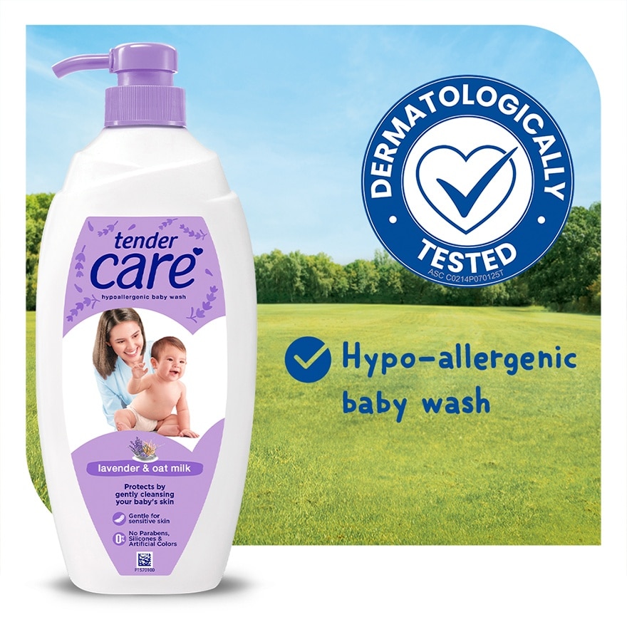 Tender Care Lavender & Oat Milk Baby Wash 500ml image