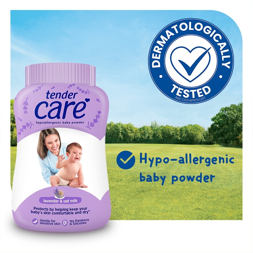 Tender Care Lavender & Oat Milk Baby Powder 200g