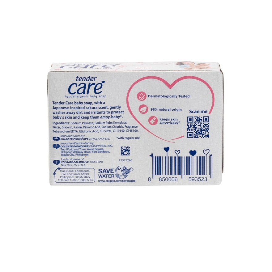 Tender Care Sakura Scent Baby Bar Soap 115g image