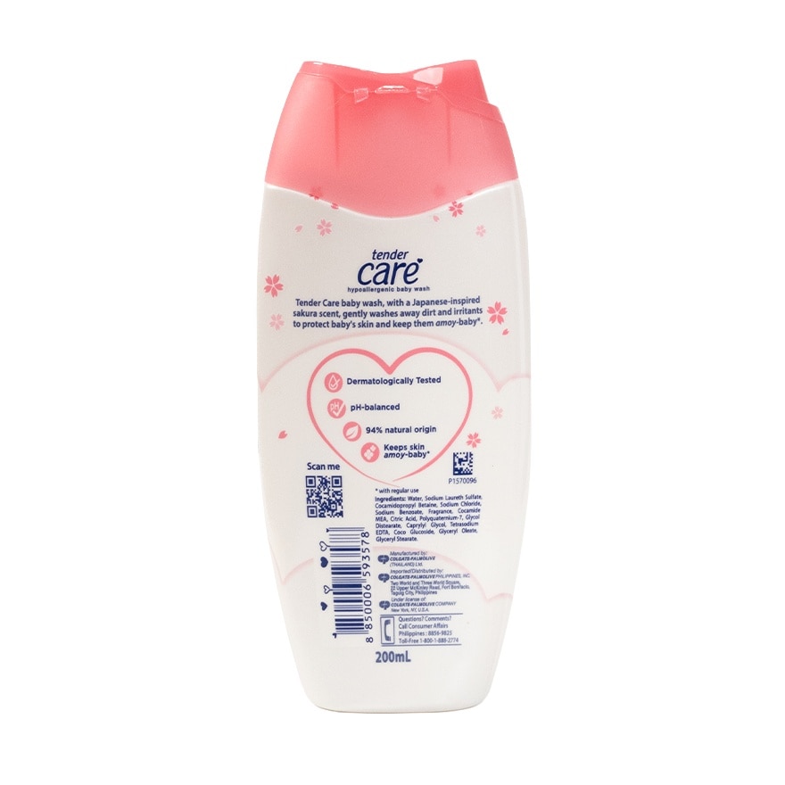 Tender Care Sakura Scent Baby Wash 200mL