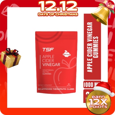 THE SLIM FIRM THE SLIM FIRM APPLE CIDER VINEGAR GUMMIES 1000mg TRAVEL SIZE 30 gummies