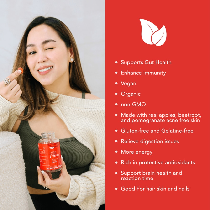 THE SLIM FIRM APPLE CIDER VINEGAR GUMMIES 1000mg 60 gummies