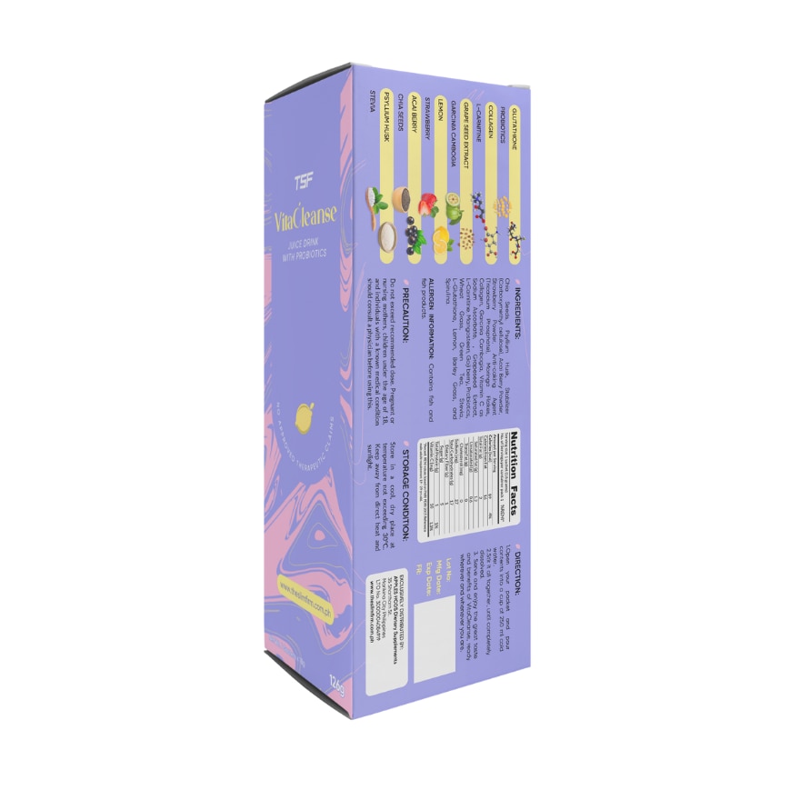 THE SLIM FIRM VITACLEANSE JUICE DRINK 1 box (7 sachets)