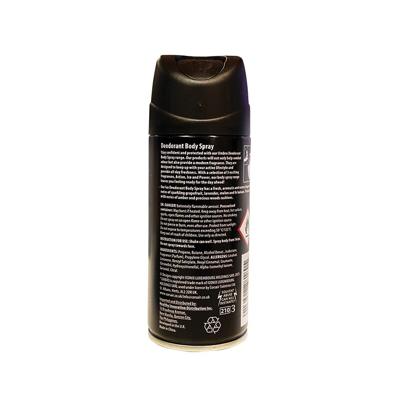 UMBRO Deodorant Body Spray Power 150ml